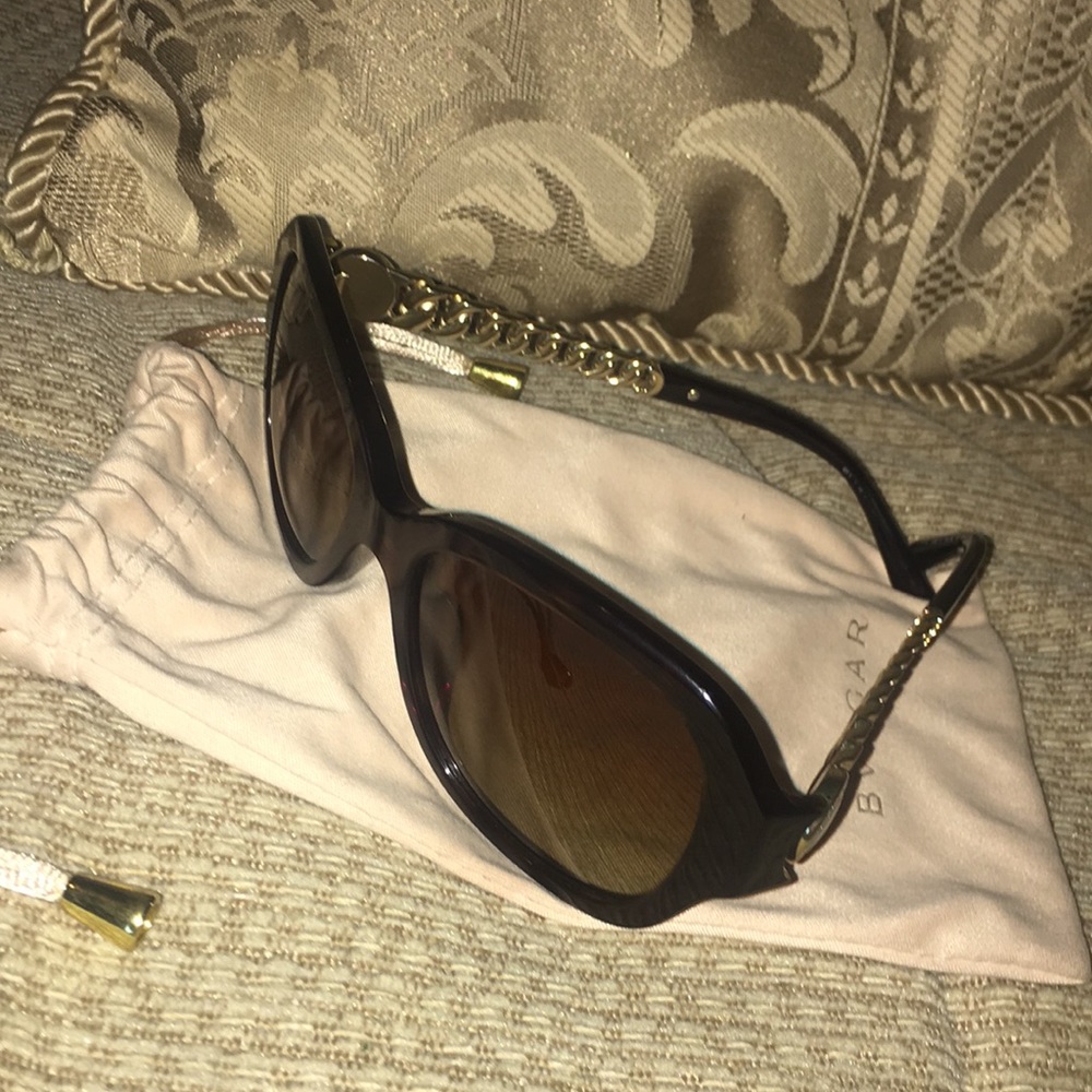 EUC BVLGARI Polarized Mother of Pearl Sunglasses - Picture 4 of 16
